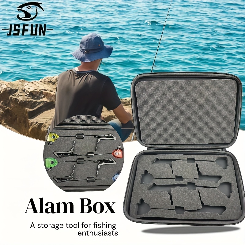 Bite Indicator - JSFUN 鯉釣り用具 フィッシングバイトアラーム 収納ケース EVAフォームパッド フィッシングスインガー