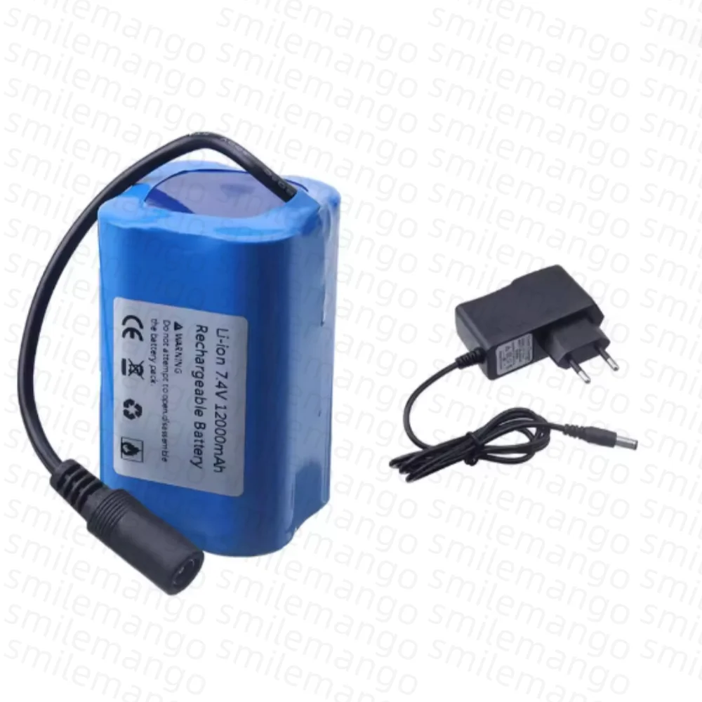 7.4V 12000mAh バッテリー USB 充電器付き  - Fish Finder Charger のレビューと価格