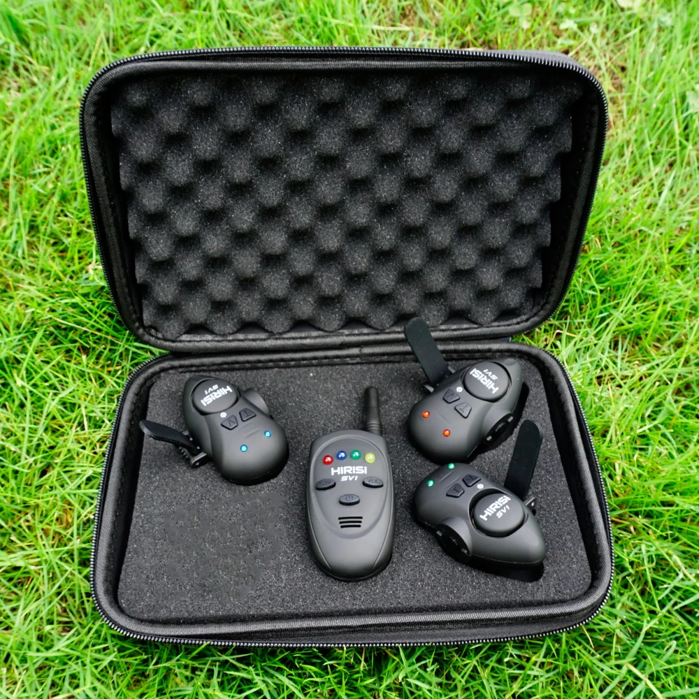 Hirisi 釣り餌アラームセットポータブルケース発光釣りバ - Bite Indicator のレビューと価格