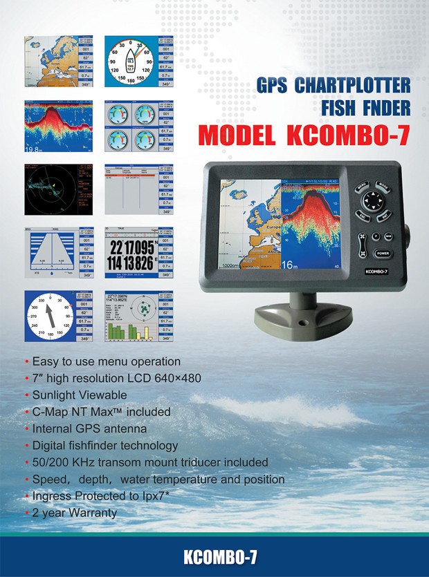 Kcombo-7 7インチ ONWA GPSプロッター/魚群 - Fish Finder Gps のレビューと価格